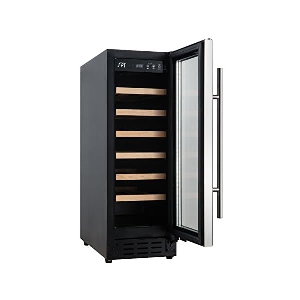 WC-2193W-Under-Counter-Wine-Beverage-Cooler-with-Wooden-Shelves-21-bottles-Commercial-Grade