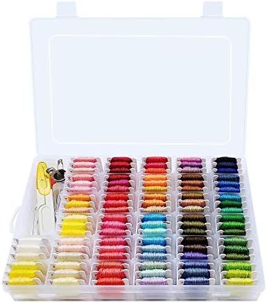 半額 110色刺繍糸30本刺繍針セット ミサンガ 組みひも クロスステッチ 箱入り 収納便利 刺しゅうツール 刺しゅうキット 初心者セット