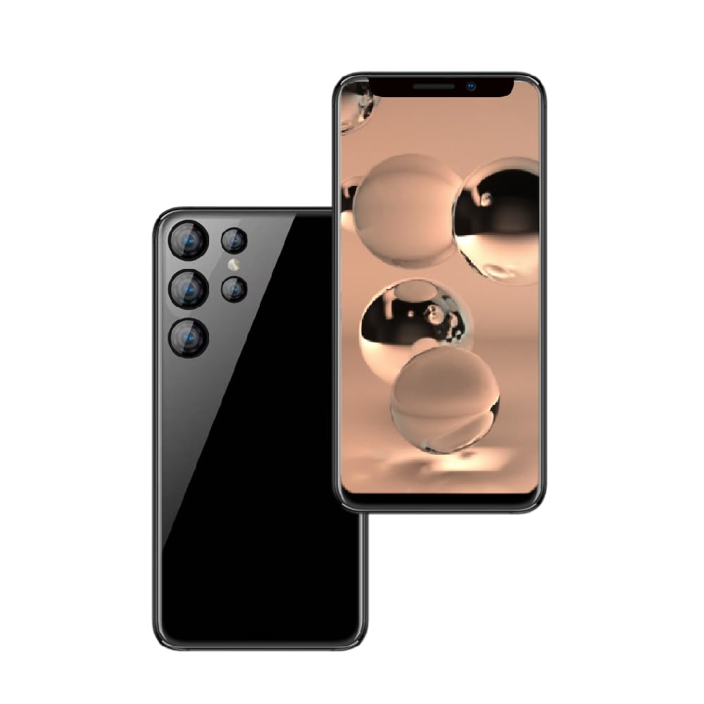 JoskaA Cell Phone，S30U+，Android Smartphone ，Internal Battery，1G RAM 16G ROM，Only Supports Dual SIM Card Frequency Band of 3GWCDMA ：850/2100MHZ，6.11 inch Screen (Dark)