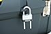 BRINKS - 40mm Laminated Steel Keyed and Warded Padlock with Adjustable Shackle - Chrome Plated with Hardened Steel Shackle