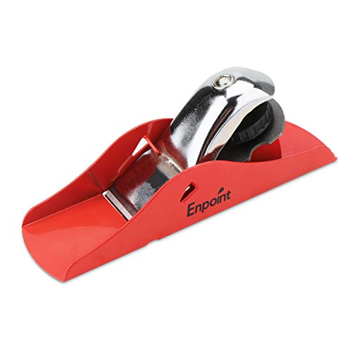 Mini Hand Planer, EnPoint Hand Planer Small Block Plane with Flat Base & 1.8 inch Blade Adjustable Wood Planer Woodworking Tool for DIY Making Smoothing Surface Gift for Carpenter Craftsman