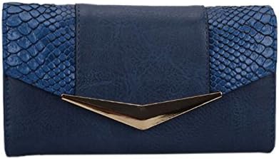 Jopchunm Envelope Card Holder Organizer Purse Handbag Clutch Long Wallet for Women