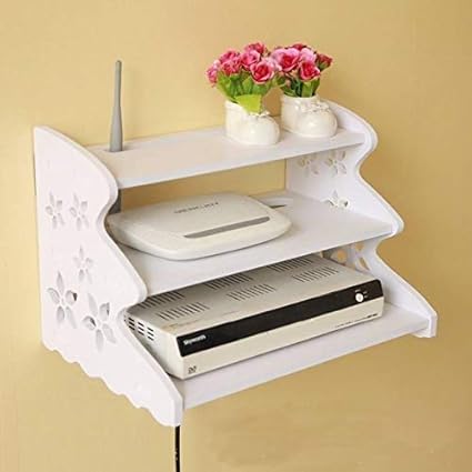 ANB Enterprises Wall Set up Box MDF Wall Shelf (Number of Shelves - 1, White)