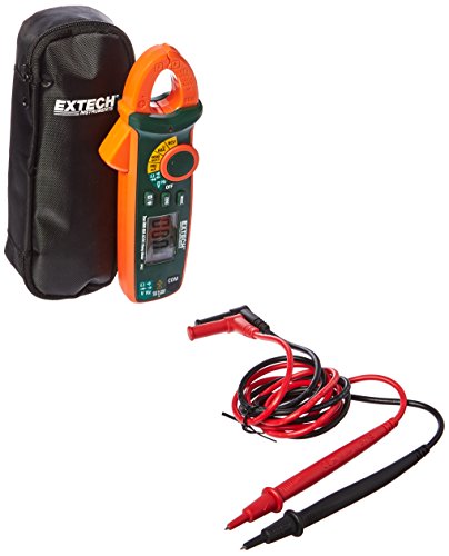ExtechMA63 True RMS AC/DC Clamp Meter for Electrical Testing with NCV, 60 A, Green