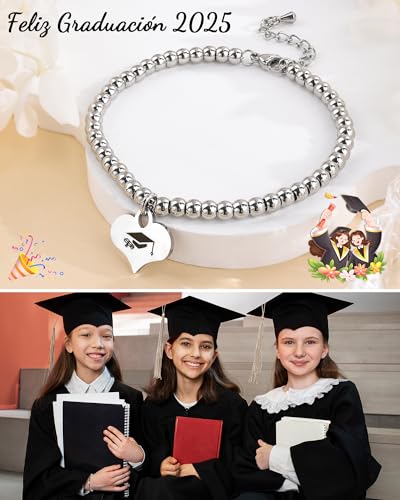 SUNSH Gifts for Graduation, Gifts for Women, Graduation Bracelet Ladies, Graduation Bracelet Women, Graduation/Christmas/Adult/Encouragement Gift for Daughter/Sister/Granddaughter