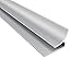 Fasade - 4 ft Decorative Vinyl Inside Corner Trim Argent Silver