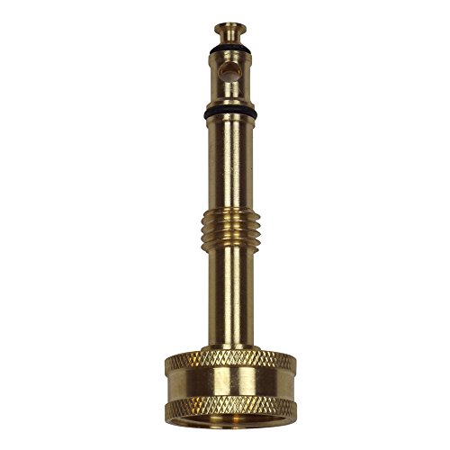 Kasian House HeavyDuty Brass Garden Hose Nozzle, Easy Adjustable Twist