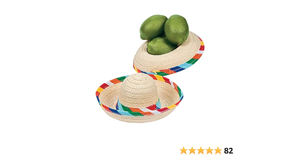 Amazon.com: Mini Sombrero Hats - Set of 