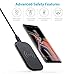 CHOETECH Wireless Charger, 3 Coils Qi Wireless Charging Pad Compatible iPhone XS Max/XR/XS/X/8/8 Plus, Samsung Galaxy S9/S9 Plus/Note 9/Note 8/S8/S8+/Google Pixel 3/3 xl/ Qi Enable Devices (Black)