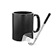 KOVOT Executive Tabletop Golf Mug | Includes Black Mug With Putting Hole & Golf Club Pen