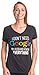 Ann Arbor T-shirt Co. My Husband Knows Everything | Wife Women's V-Neck T-Shirt-(Vneck, S) Heather Black