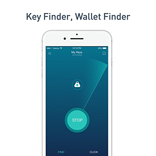 nonda iHere Key Finder, Phone Finder, Car Finder, Selfie Remote and Voice Recording Rechargeable Bluetooth Tracker for iPhone 4S/5/6/6S, iPad, Samsung Galaxy S5/S6/Note 4 and More (Gen 2)