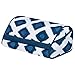 LapGear Designer Microbead Tablet Pillow Stand with Phone Pocket - Navy Ikat - Fits Most Tablet Devices - Style No. 35523