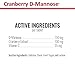 Cranberry D-Mannose Urinary Tract Supplement for Dogs & Cats – Bladder & UTI Health Support – Cranberry Extract, D-Mannose & Vitamin C–Promotes Urinary Wellness & Kidney Function – 60 Chewable Tablets