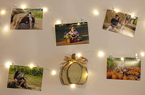 Jarvis 30 LED Photo Clip String Fairy Lights Warm White | Decorative for Parties Weddings Graduations | Hang Pictures or Polaroids, Cards or Small Trinkets - Thumbnail 4