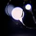 RTGS 30 LEDs Cold White Color String Lights Silver Wire Indoor and Outdoor 9.5 Feet Firefly Starry Fairy Lights Battery Powered for DIY, Christmas, Holidays, Party, Bedroom and Centerpieces