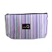 della Q Tagalong Knitting Case for Interchangeable Knitting Needle Case; 018 Purple Stripes 1104-1-018