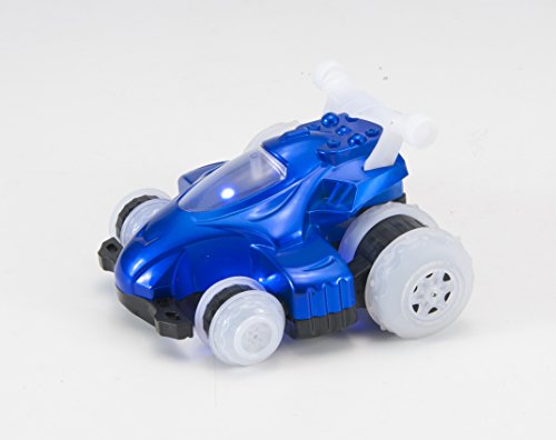 Mindscope Blue Hoverquad Radio Control Stunt Action Light Up LED Vehicle 49 MHz