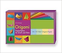 Origami Set Papierfalten Für Groß Und Klein Buch Und 100