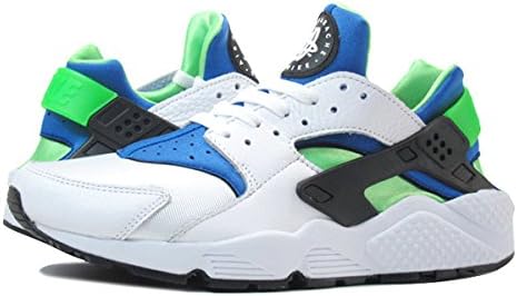 white blue and green huaraches