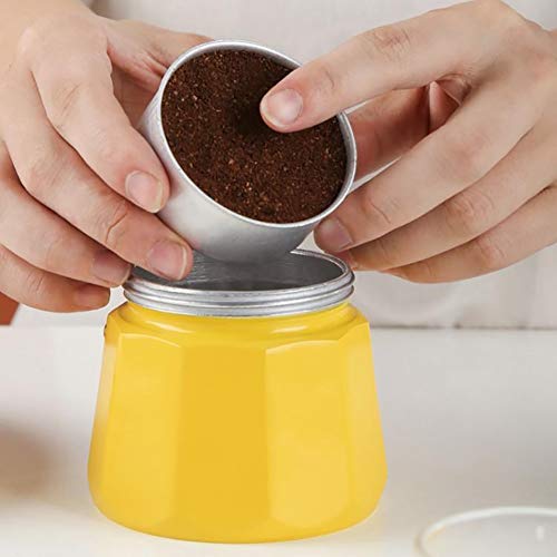 DYB Espressokocher Home Moka Pot Kleine Hand Kaffeemaschine 100ml Italian Espresso Topf Kaffeemaschine – Bild 5