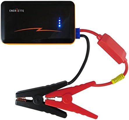 Energette Multifunction Compact Car Jump Starter Kit, PocketPower A38 6,800mAh w/360 Peak Amps, 4-in-1 Phone Power Station &amp; LED Emergency Light - Carrying case.