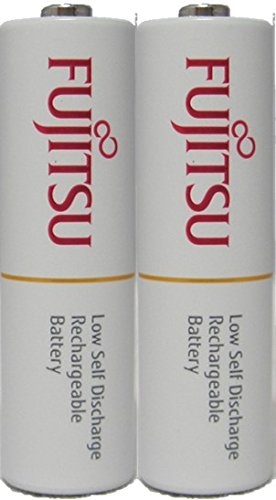 2 Fujitsu Ready-to-use HR3UTC AA Rechargeable Batteries NiMH 1.2V Min. 1900mAh Made in Japan