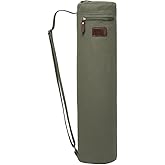 FREMOUS Yoga Mat Bag,Full-zip Exercise Yoga Mat Canvas Carry Bag for Women and Men - Double Storage Pocket,Easy Access Zipper, Adjustable Shoulder Strap and Handle,Fits Most Mat