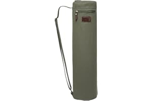 FREMOUS Yoga Mat Bag,Full-zip Exercise Yoga Mat Canvas Carry Bag for Women and Men - Double Storage Pocket,Easy Access Zipper, Adjustable Shoulder Strap and Handle,Fits Most Mat