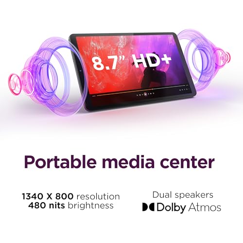 Lenovo Tab One - Lightweight Tablet - up to 12.5 Hours of YouTube Streaming - 8.7