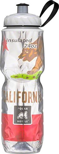 Polar Insulated Water Bottle: 24 Oz, California State Flag