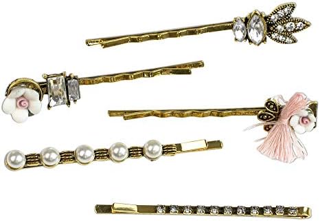 Bobby Pin Fashion Set {Sweet Adeline} Gold; 5 piece set