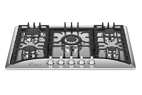 Empava-30-5-Italy-Sabaf-Burners-Gas-Stove-Cooktop-Stainless-Steel-EMPV-30GC5B70C-30-Inch
