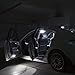 Partsam 19PCS White Interior LED Light Package Kit Replacement