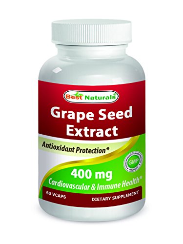 Best Naturals Grape Seed Extract 400 mg 60 Vcaps