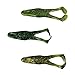 RUNCL Anchor Box - Soft Body Frog, 2 Legged Frog, Soft Frog Lure with Kicking Legs Hook Slot 4in (Pack of 15)
