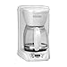 BLACK+DECKER 12-Cup Programmable Coffeemaker with Glass Carafe, White, DLX1050W