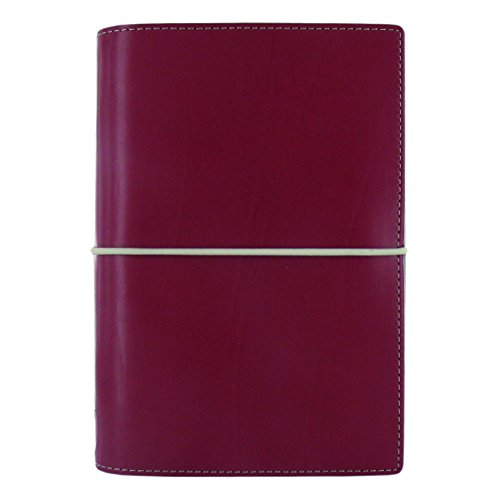 Filofax 2018 Domino Organizer, Personal (6.75 x 3.75), Red, Planner with to do and Contacts Refills, Indexes and notepaper (C027810-18)