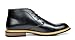Bruno MARC BERGEN-02 Men's Formal Modern Lace Up Leather Lined Short Ankle Oxford Dress Boots BLACK SIZE 9.5