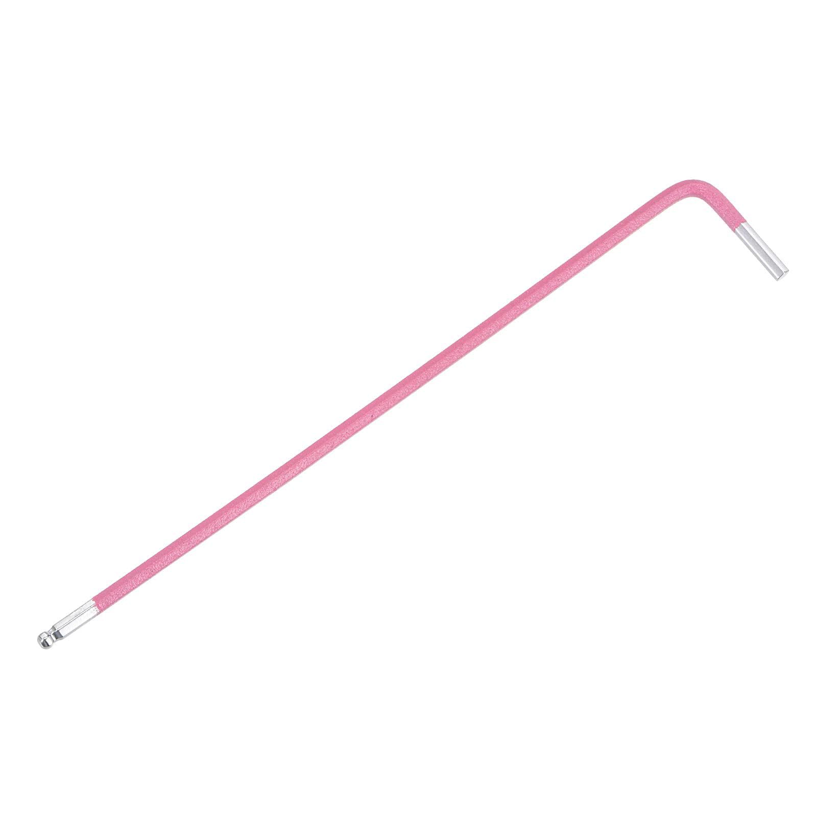 Unifizz 2mm Ball End Hex Key Wrench, L Shaped Long Arm Allen Wrench S2 Steel Repairing Tool