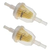 Fuel Filter Replacement - APE Racing Universal Fuel Filters (Pack of 2) For Stens 120-436 Kohler 25 050 22-S John Deere AM116304 Exmark 109585 Bobcat 38666 Onan 149-2206-01 Gravely 21541500