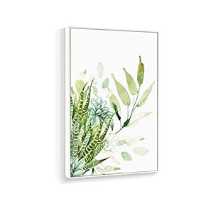 Framed Home Artwork Succulent Plant for Living Room Bedroom