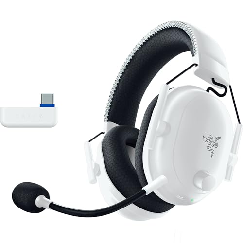 Razer Blackshark V2 Pro (Playstation) - Kabelloses Konsolen E-Sport Headset für PS5 (Triforce 50mm Treiber, HyperSpeed Wireless, FPS-Audioprofile, abn