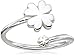 Alex and Ani Ring Wrap, Four Leaf Clover Sterling Silver Bangle Bracelet