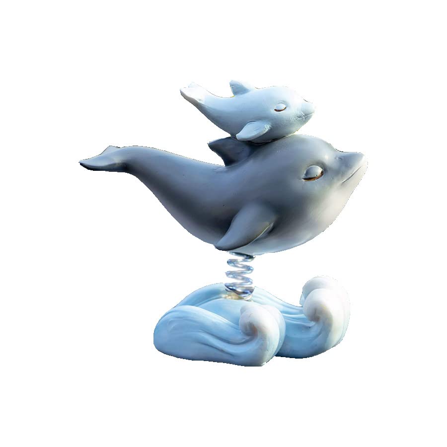 Gemmia Miniature Fairy Garden Whale Figurine- Mum Thanks for raise me up