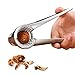 V-nut Pecan Nut Cracker Tool Walnut Cracker with 2- Rubber Grips. Works Great on Walnuts, Pecan Nuts, Hazelnuts, Almonds, Brazil Nuts or other Nuts.