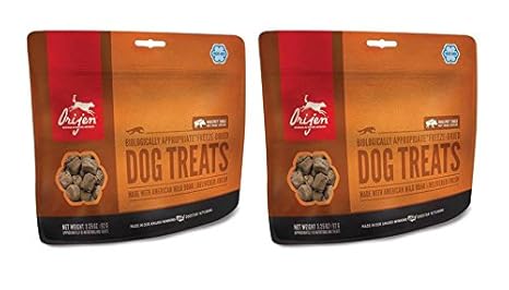 Amazon.com: 2 Pack ORIJEN Freeze Dried Wild Boar Dog Treat 3.25 ounce ea.: Pet Supplies