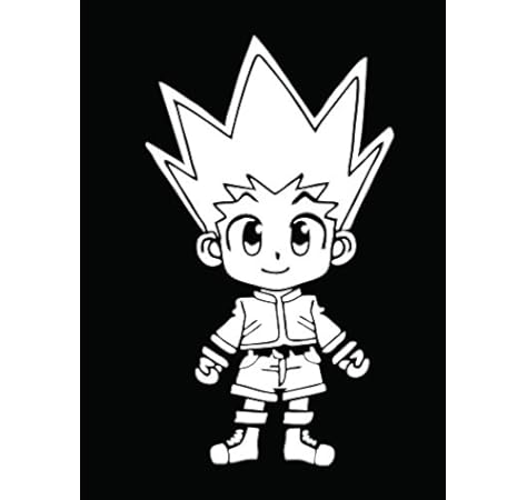 Amazon Com Hunter X Hunter Anime Gon Sd Stickers Rock Band Symbol 5 5 Decorative Die Cut Decal White Computers Accessories