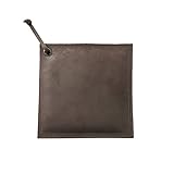 Leather Hot Pot Pad (Potholder), Double Layered, Double Stitched and Handmade by Hide & Drink :: Espresso
