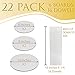 Upper Midland Products Cake Boards and Plastic Dowels, 6 Cardboards Cake Circle Bases, 6,8, and 10 inch, 2 of each Size, With 16 Dowels - Supplies for Two 3 Tier Cakes